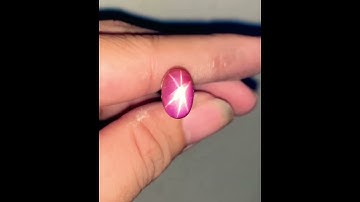 Star Ruby Yên Bái sao nét căng giá 3 triệu #gemstone #ruby #love #gem