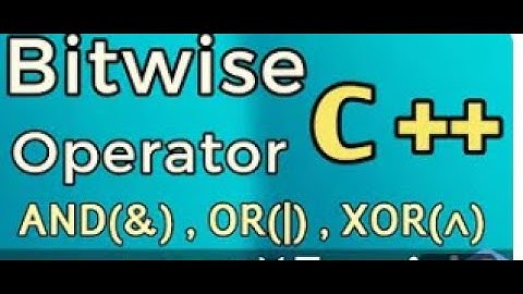 C++ Bitwise Operators (AND, OR, XOR) | Amharic Tutorials
