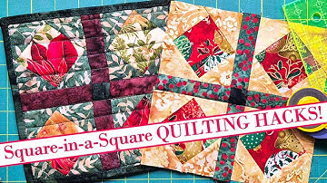 Wat is de quilttruc achter een PERFECT vierkant in een vierkant?