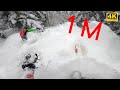 Ski 1 m de poudre dans les pyrnes  incroyable 