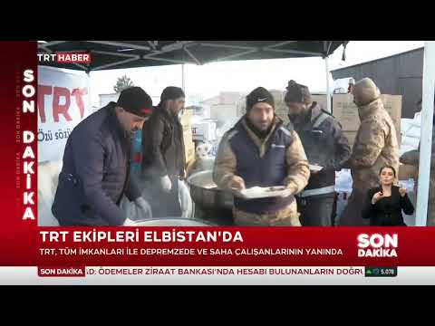 Trt Ekipleri Elbistan'da 16.02.2023 TÜRKİYE