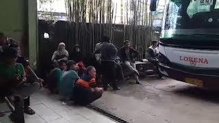 Hindari Macet Pemudik Bus Lorena Pilih Balik Mudik Lebih Awal