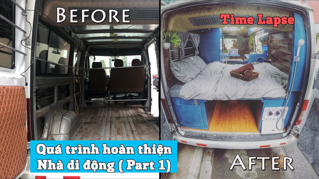 Van Build | Full quá trình hoàn thiện nhà di động ( Part 1 )