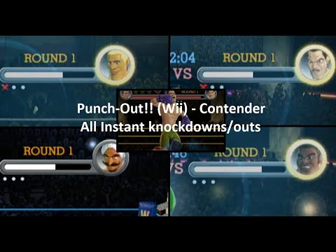 Punch Out Wii - Contender: All Instant knockdowns/outs