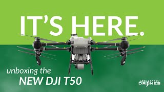 Unboxing The DJI Agras T50 | Agri Spray Drones