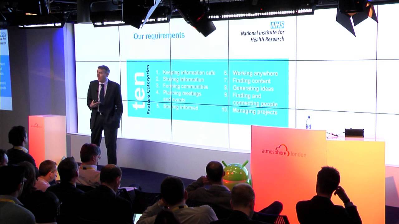 cloud platform competency Atmosphere London 2014 - Peter Knight - National Institute for Health Research
