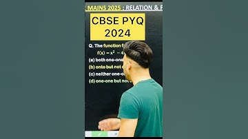 #cbse2024 #CBSE2025 #maths #cbsepyq2024 #relationandfunctions class12 #class12mathspaper #cbse