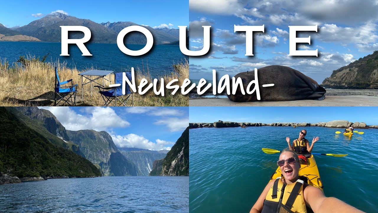Unsere ROUTE durch NEUSEELAND - mit dem Camper über die Südinsel - favorite Spots🌿🚐🌞