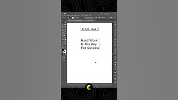 split paragraph text into a single text in illustrator | Illustrator tip