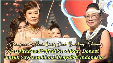 12 Th LCS Shining, Puspitadewi Prijadi Serahkan Donasi ke YLMI