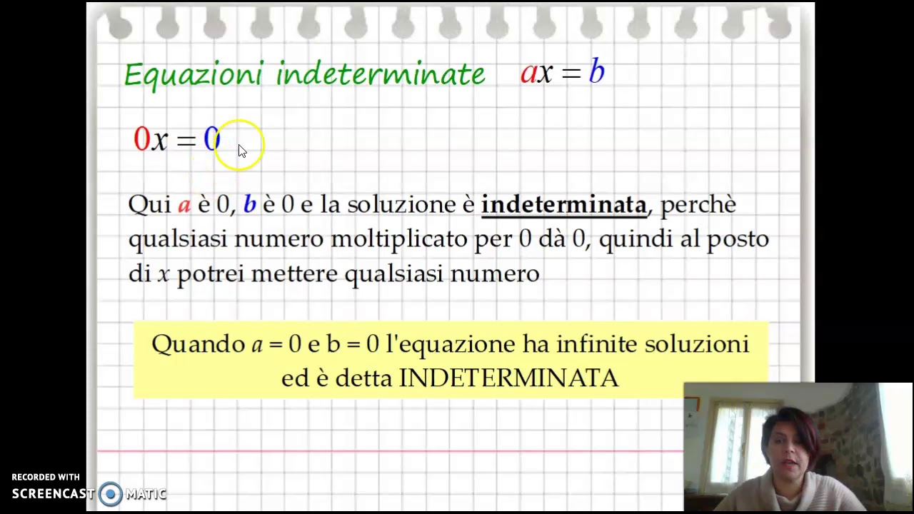 Discussione di un'equazione #4