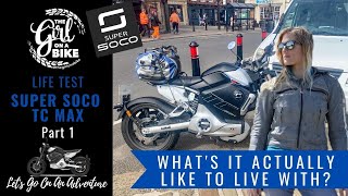 Living with the Super Soco TC Max | Life test review - range, pillions, luggage, & life tested