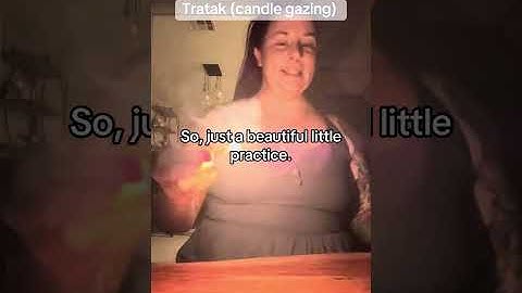 Candle gazing to activate intuition 