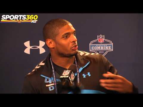 Michael Sam answers the tough questions at Combine