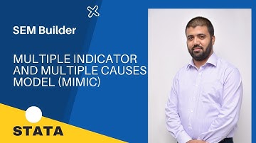 STATA: Multiple Indicator and Multiple Causes Model (MIMIC) in Stata SEM Builder