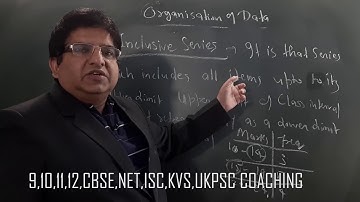 STATISTICS EXCLUSIVE SERIES,INCLUSIVE SERIES,OPEN END SERIES,MID VALUE FREQUENCY,,COMMULATIVE