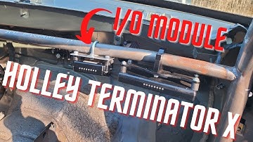 Holley Terminator x install preparation 2v Mustang
