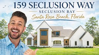 New Construction Estate on 1 Acre | Seclusion Bay in Santa Rosa Beach (Full Tour)