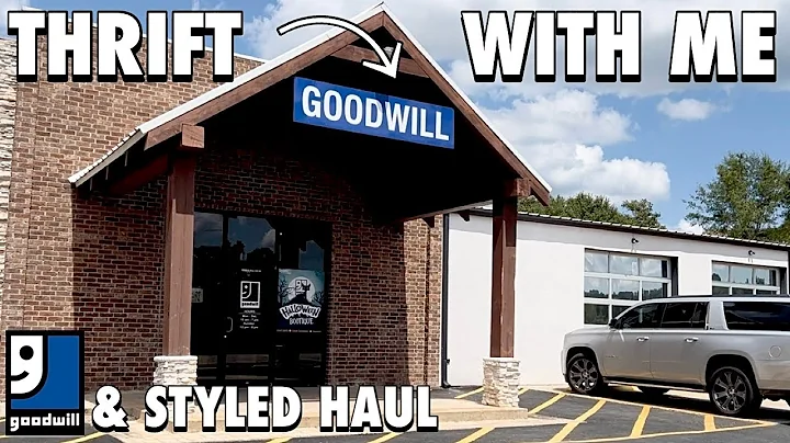 Goodwill Thrift Store Shopping + Styled Thrift Haul Home Decor • Thrift With Me
