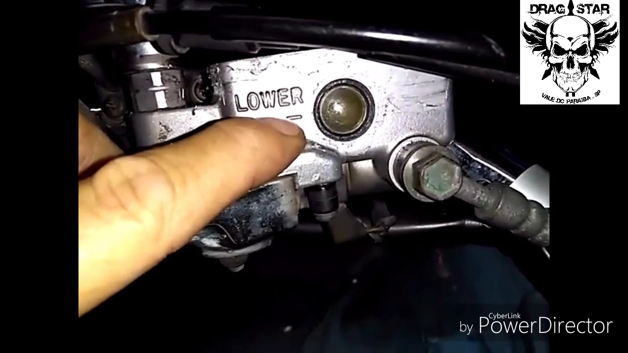 Troca óleo freio DragStar 650 (XVS 650)