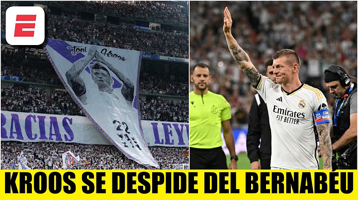 TONI KROOS SE DESPIDE DEL BERNABÉU en su ÚLTIMO PARTIDO en casa con REAL MADRID. HOMENAJE | La Liga