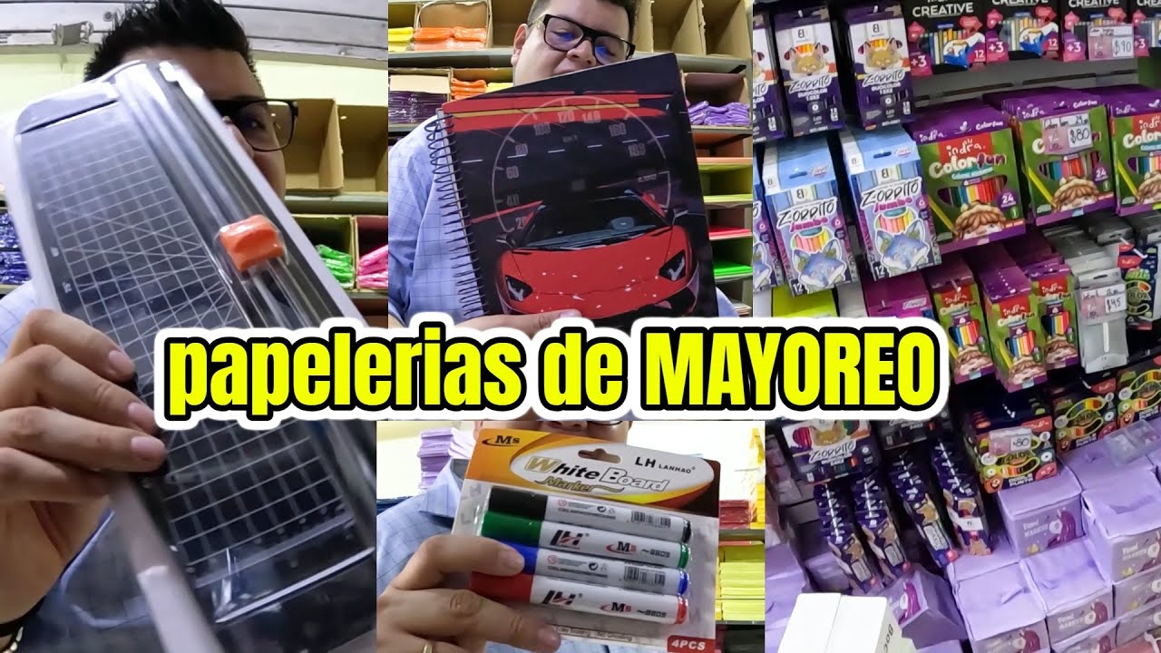 PAPELERIAS en el centro de la Ciudad de México 🧷📌papelerias de MAYOREO