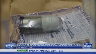 Live grenade, drugs found in Lillington business; arrest made