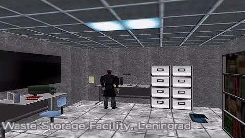 GoldenEye 007 N64 Storage Facility (Custom Level) 00 Agent