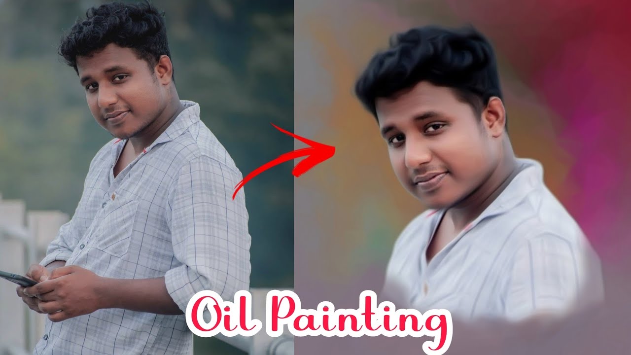 PicsArt editing malayalam/oil Painting PicsArt malayalam tutorial/