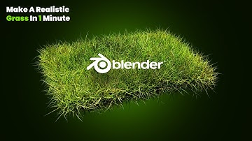 Create realistic grass in 1 minute in Blender