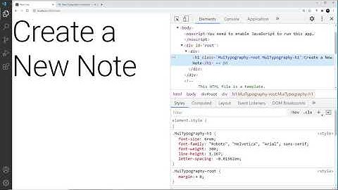 Material UI Tutorial #2 - Typography