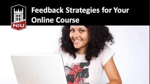 Feedback Strategies for Your Online Course