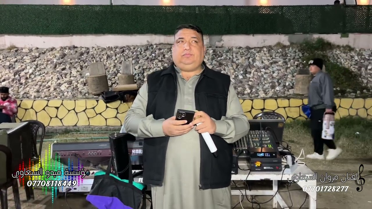 مواويل وعتابة الفنان الكبير مروان السبعاوي والعازف عيسى العمري حفلة زواج شهاب احمد