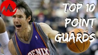 Top 10 point guards in nba history