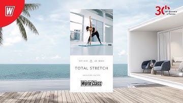 TOTAL STRETCH с Марией Ивановой | 21 ноября 2023 | Онлайн-тренировки World Class