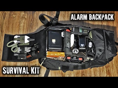 Мой набор выживания 2021/@CorcoranALSurvival kit/Аlarm Backpack/Survival Backpack