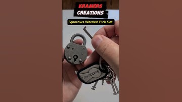 [57] Sparrows Warded Pick Set Universal Skeleton Keys VS Old Padlock