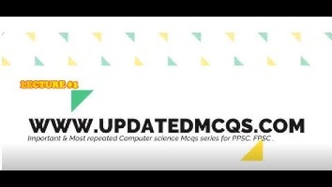 Computer Mcqs for PPSC Paper, FPSC Paper. OTS Paper, NTS Paper, CSS Paper/ PMS Paper