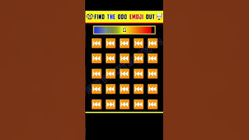 Find The Odd Emoji 🤯 | Memory Test Challenge || part 4 || #shorts #shortvideo