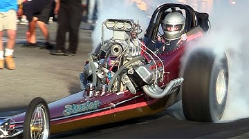 Sizzler Dragster Nostalgia Drag Racing Dragfest Oxford Plains Dragway