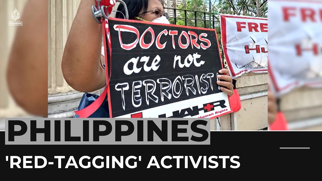 الحكومة الفلبينية متهمة بـ"وصم المعارضين المشتبه بهم بالشيوعية".