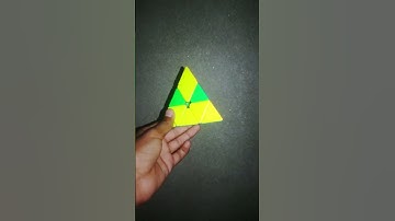 PYRAMINX Cube eyes Pattern @fantasticcubetricks07.19  #cubetricks #shorts #shortvideo