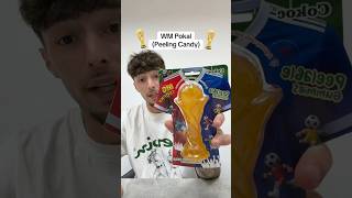Wir probieren einen WM Pokal🏆 (peeling candy)