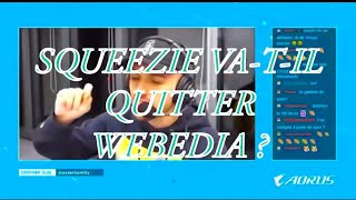 SQUEEZIE met dans la sauce WEBEDIA pendant un live Twitch