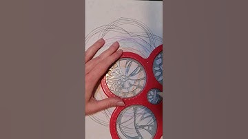 Spirograph with merged gears complex chaos #art #spirograph #pattern Square Turning Point