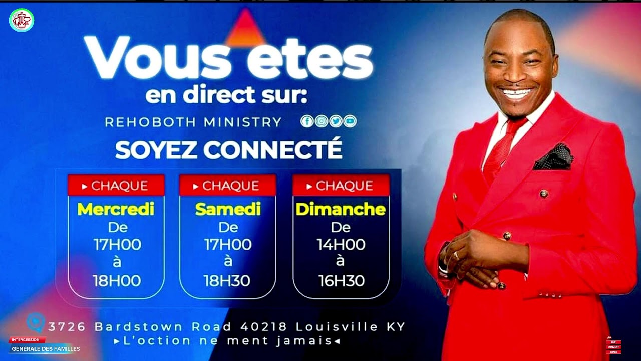 🔥🔥[INTERCESSION GENERALE DES FAMILLES|| SAMEDI 28.02.2026]🔥🔥