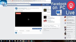 How To Live Stream on Facebook ( Indonesia ) By Linarz