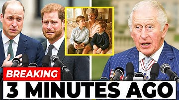Prince William & Harry BREAK IN TEARS As King Charles REVEALS Princess Diana’s Final Wish