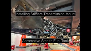 Stifflers Transmission Mount Install and Starting the Aeromotive Stealth Tank for my Foxbody Mustang