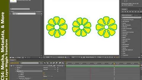After Effects Classic Course: Shape Layers Wiggle Transform Quick Tips